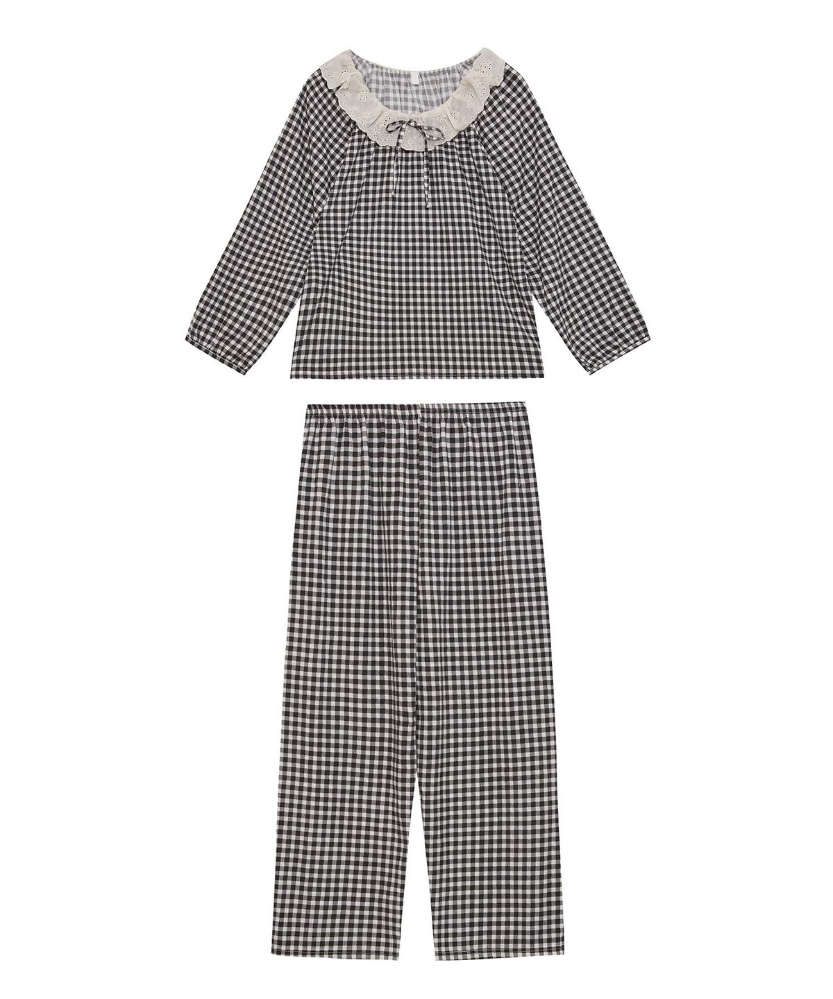 바스카라(VASCARA) Bonnie Check Pajamas Set (4colors)