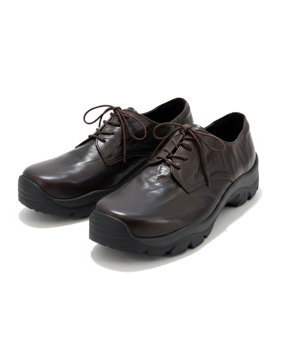 코어오브알케미(COREOFALCHEMY) 비브람 더비 브라운 tracker derby brown limited edition