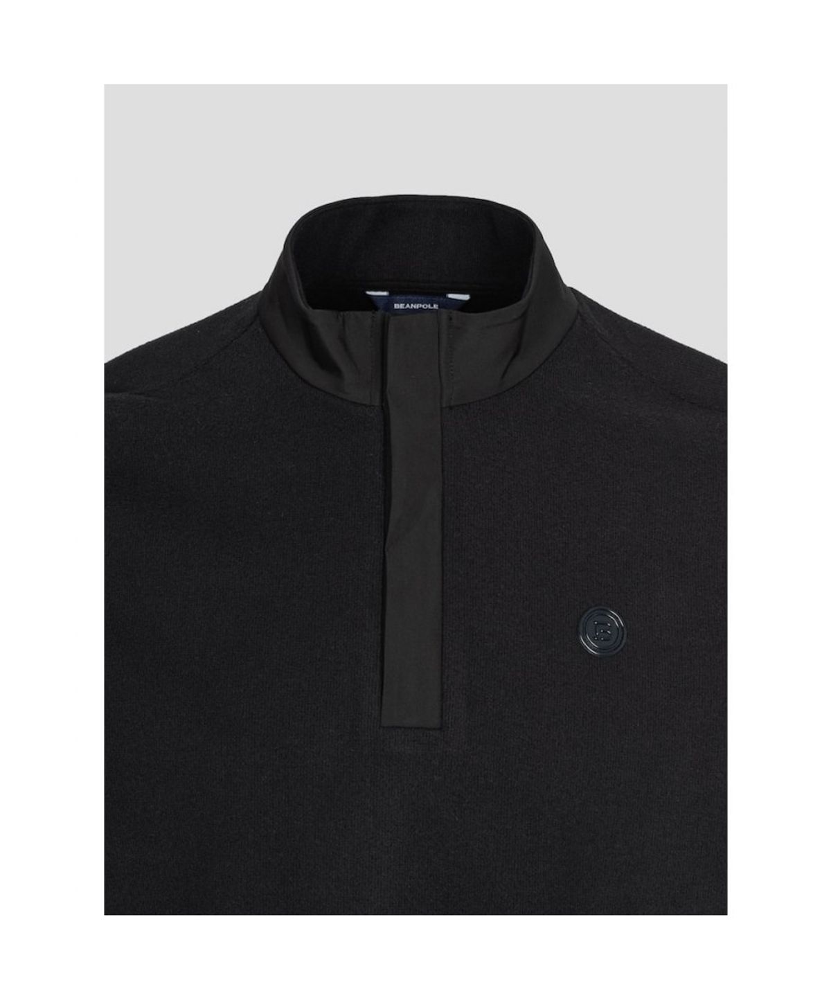 빈폴골프(BEANPOLE GOLF) 남성 사카리바 히든 반집업 - 블랙