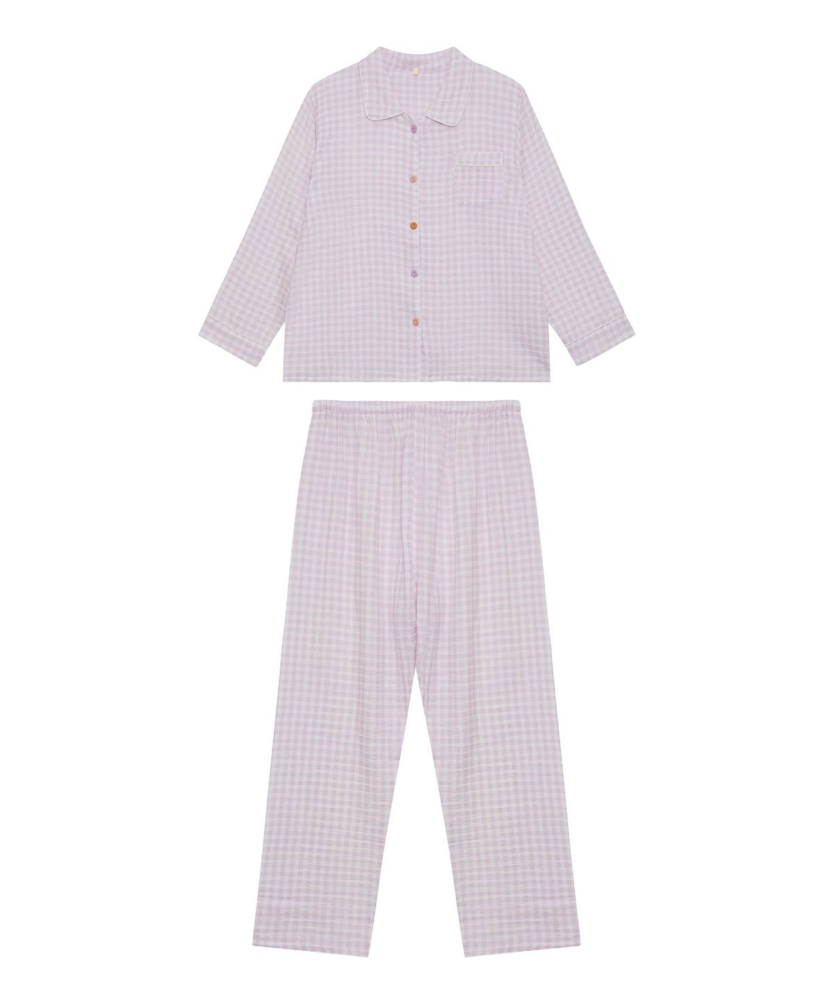 바스카라(VASCARA) Pastel Check Pajamas Set (4colors)