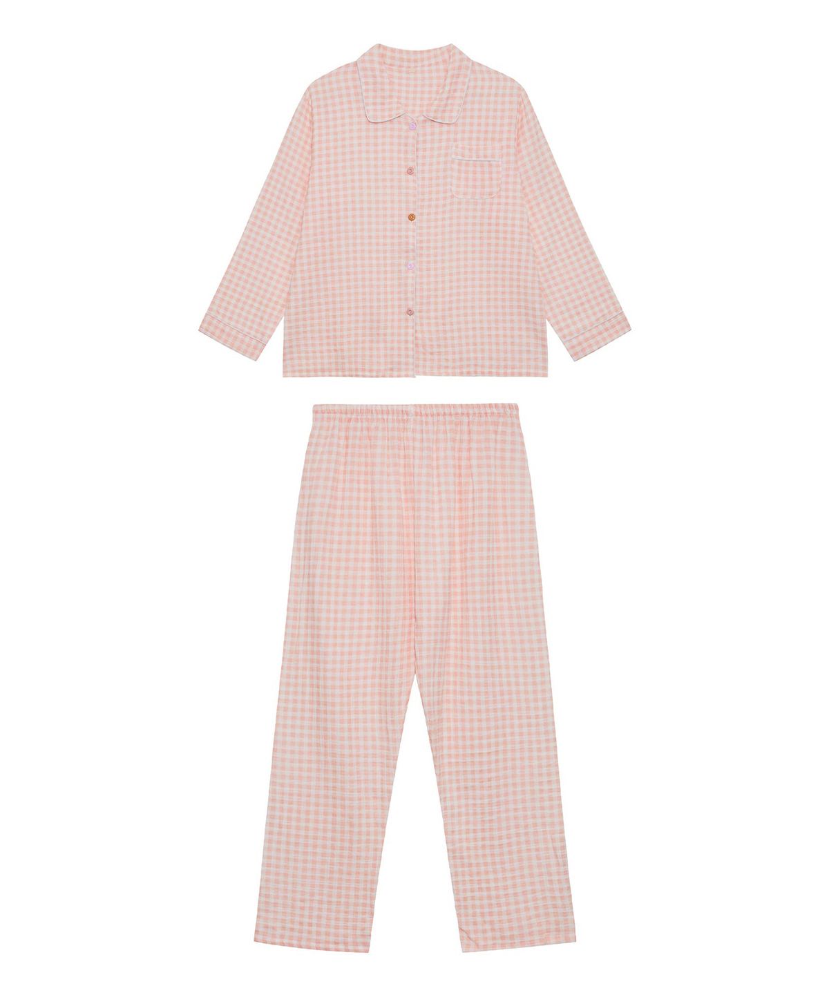 바스카라(VASCARA) Pastel Check Pajamas Set (4colors)