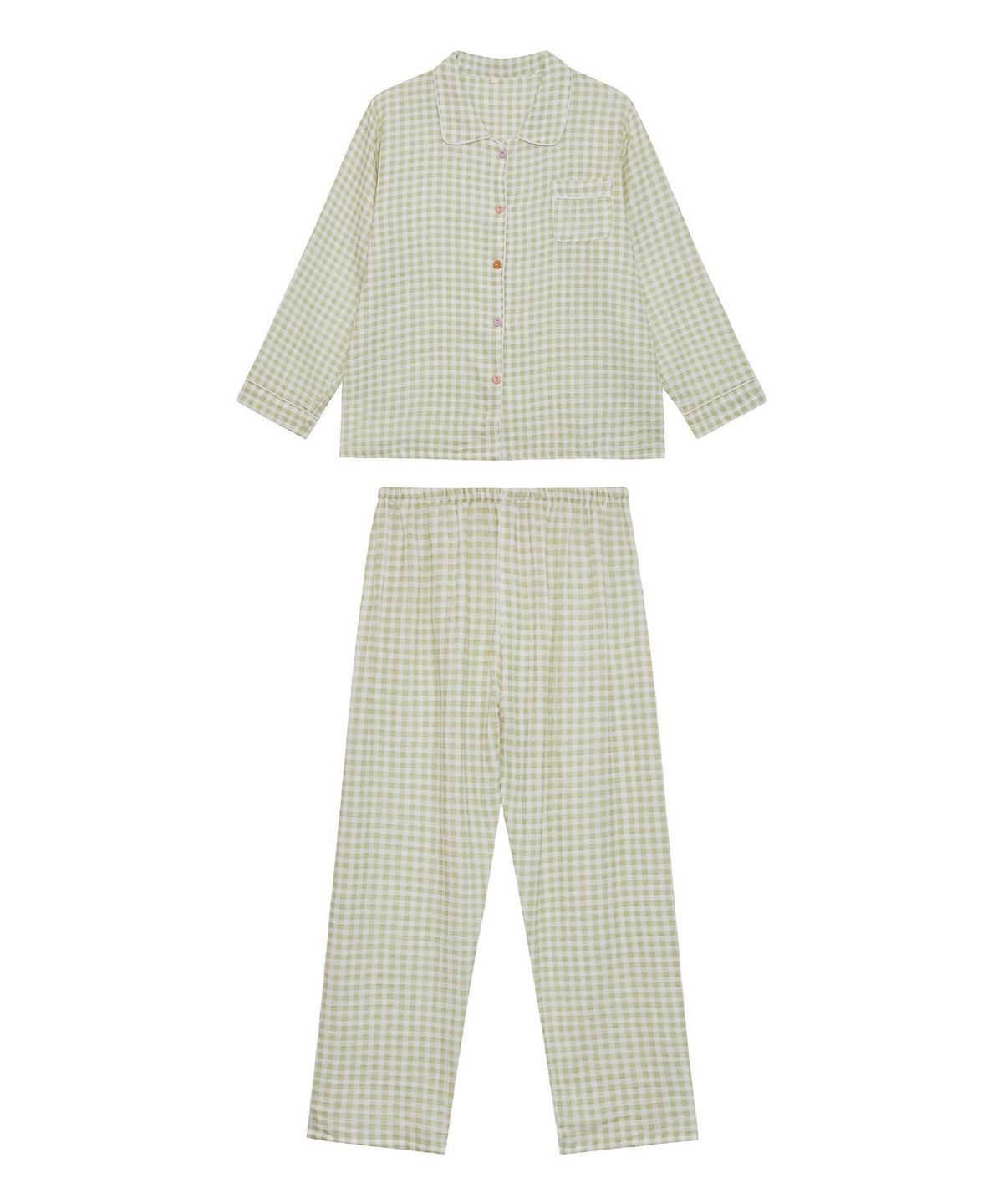 바스카라(VASCARA) Pastel Check Pajamas Set (4colors)