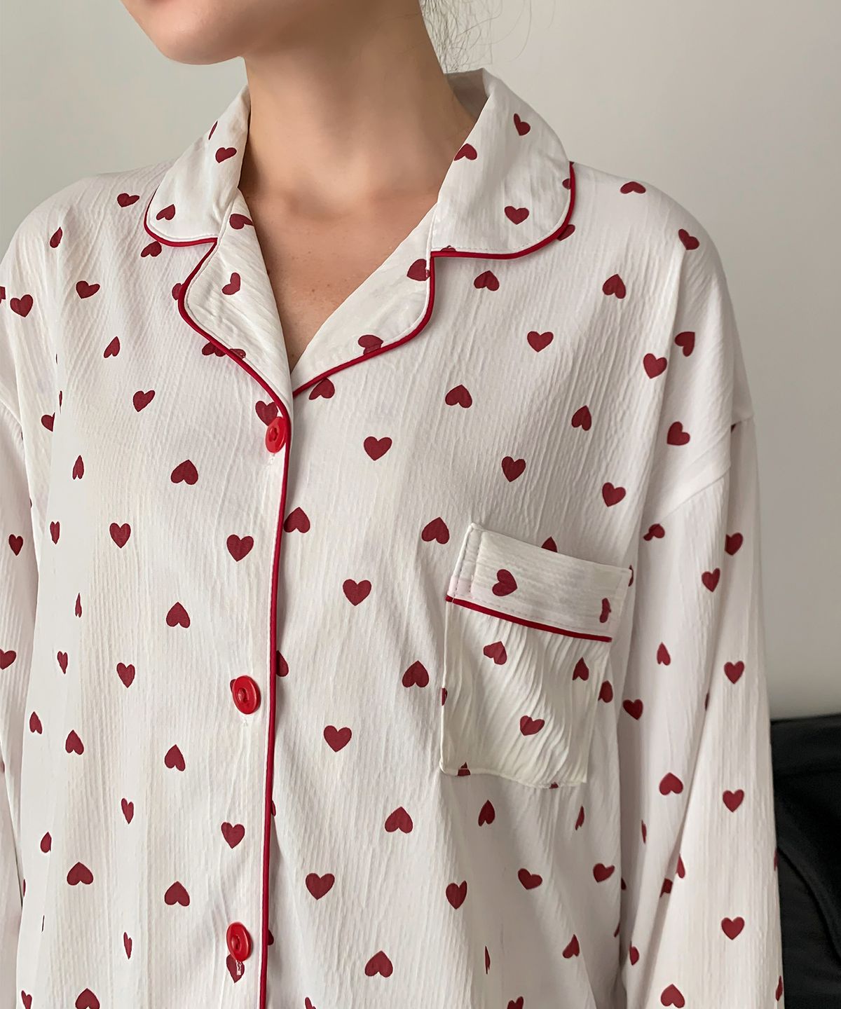 바스카라(VASCARA) Lovely Heart Pajamas Set
