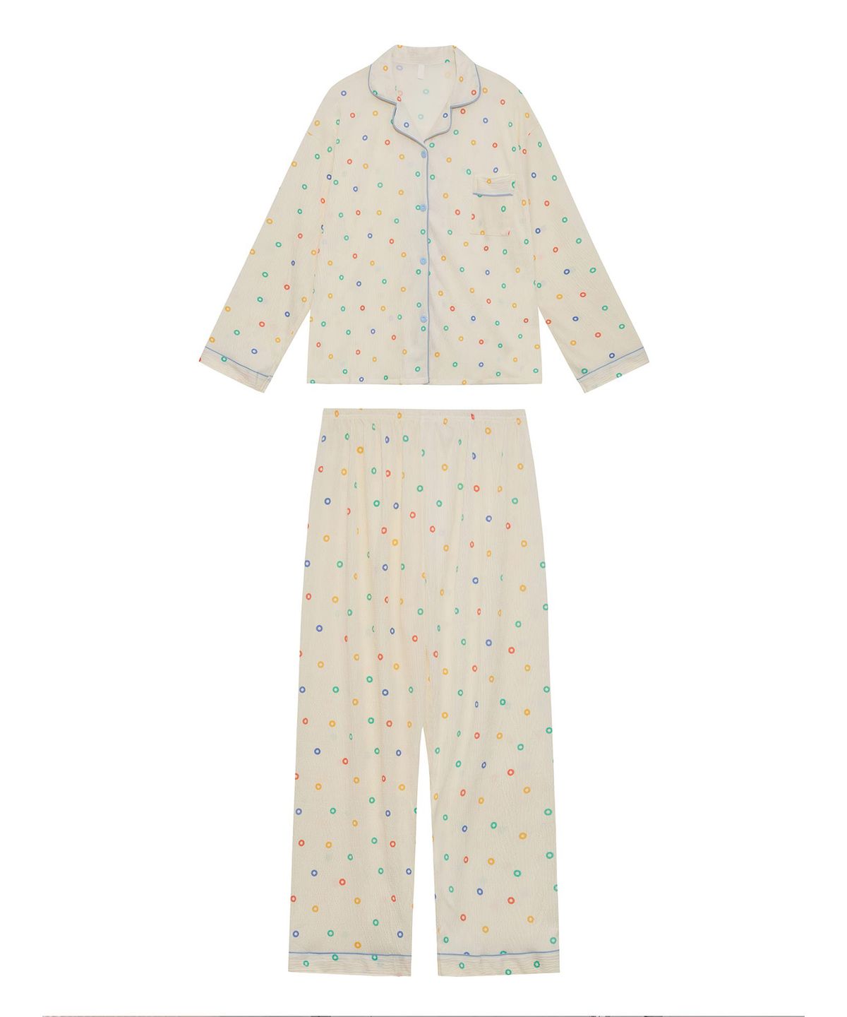 바스카라(VASCARA) Crunch Color Ring Pajamas Set