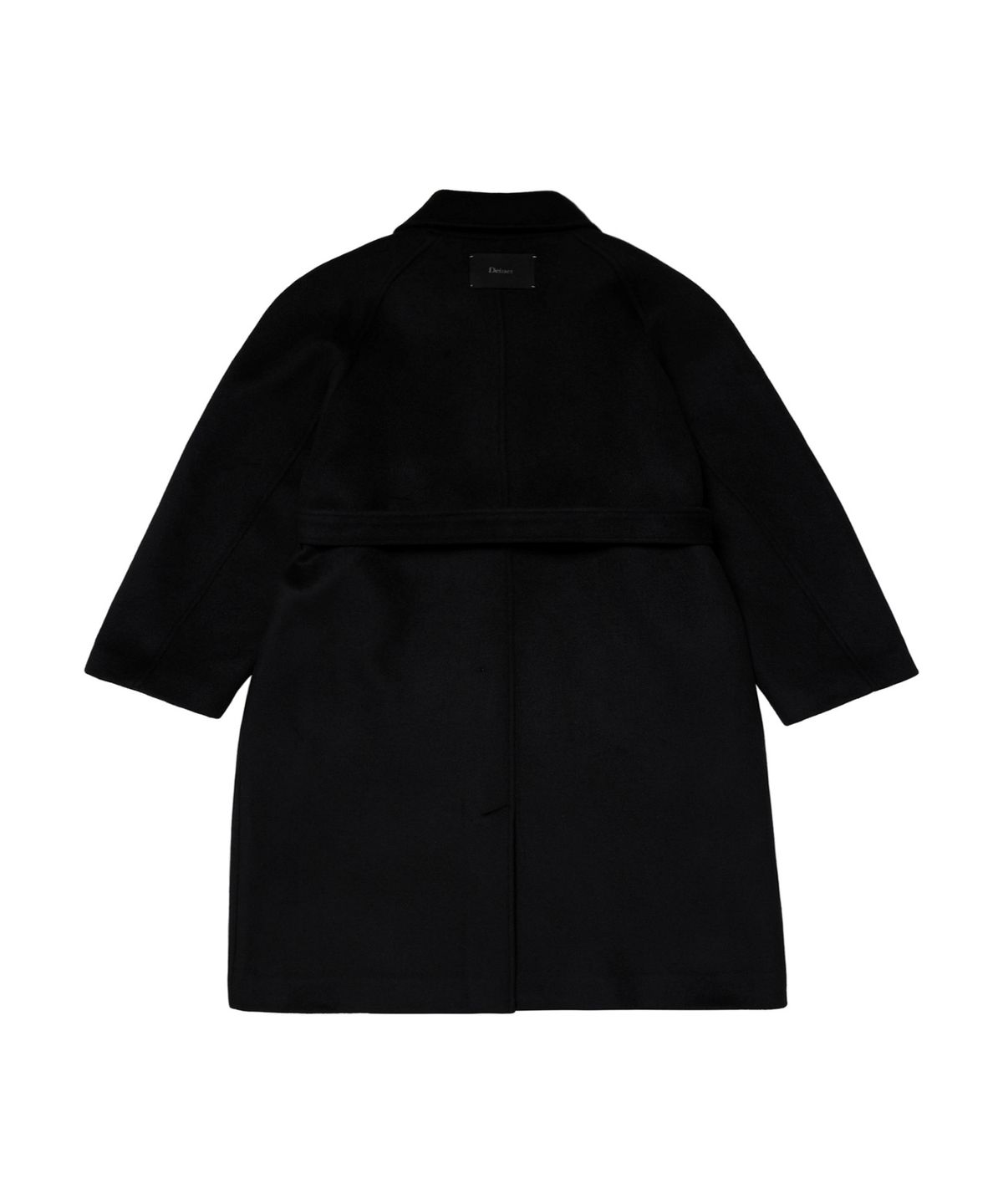 다이닛(DEINET) CASHMERE BLEND OVERFIT LONG COAT IN BLACK