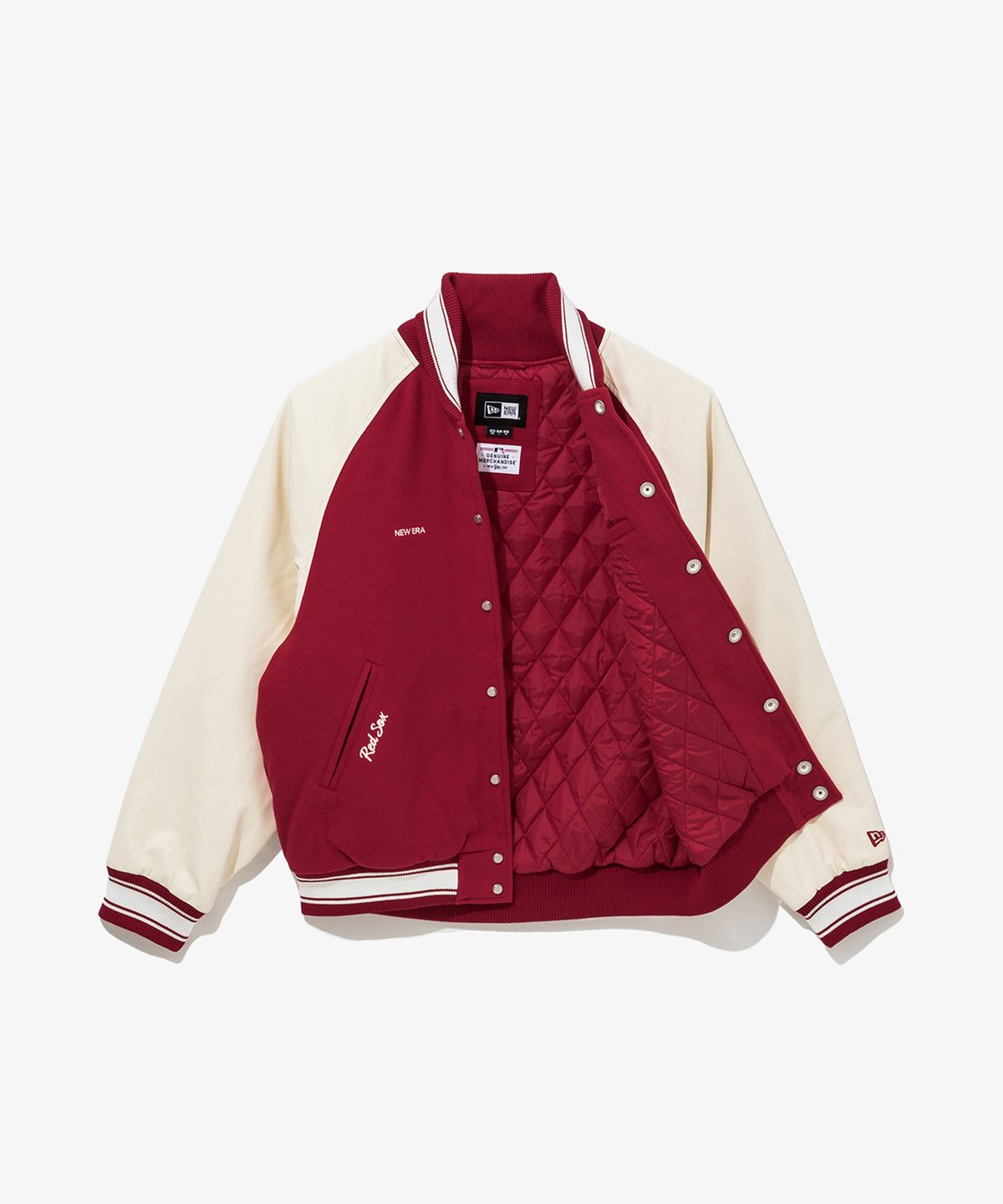 뉴에라(NEW ERA) AP MLB RAGLAN VARSITY JK53  BOSRED RED