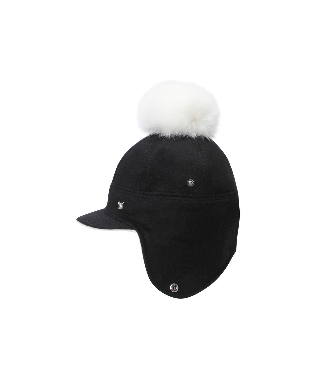 왁(WAAC) Women PomPom Knit Hat WGRCX25810BKX