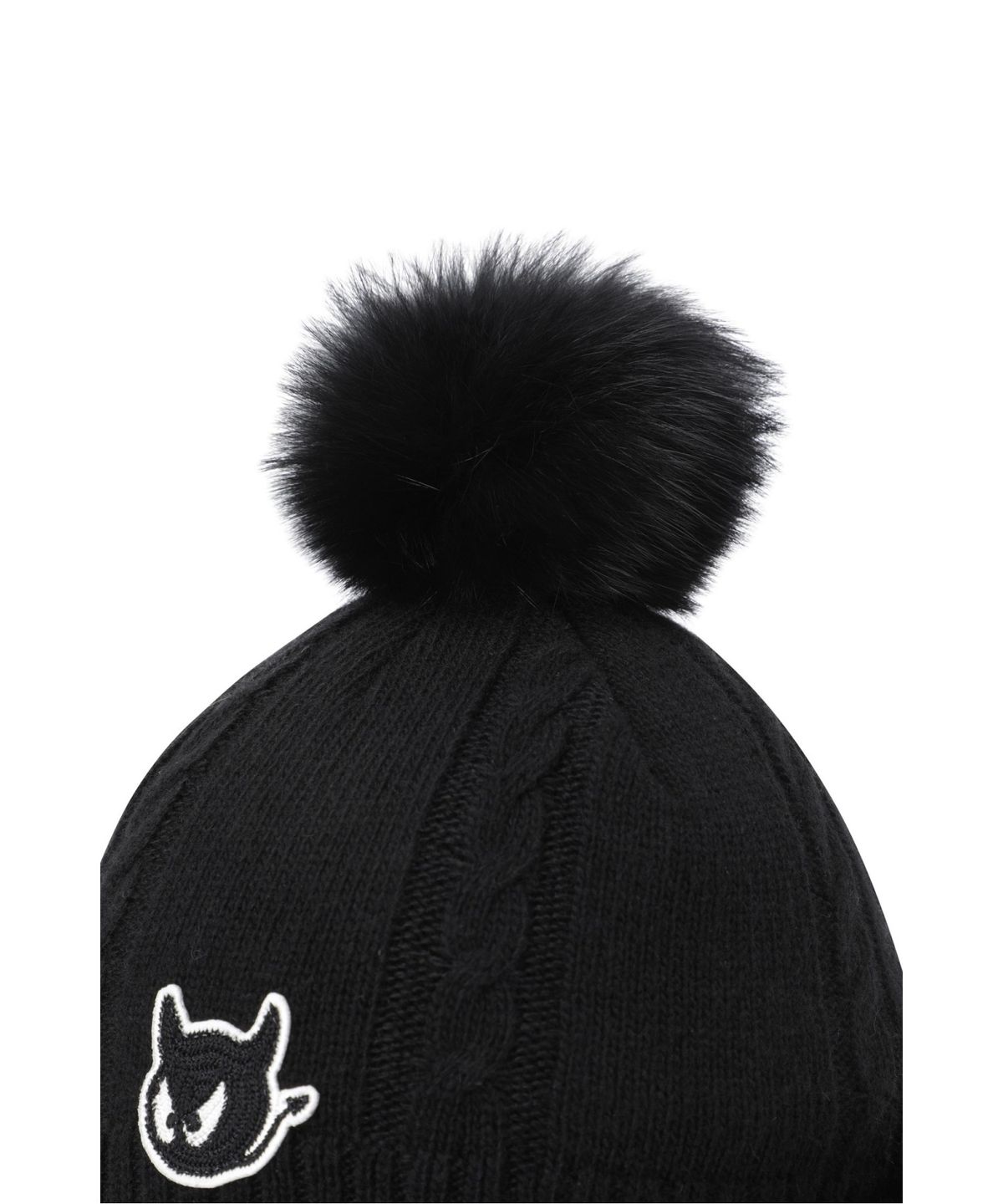 왁(WAAC) Women Ear Warmer Knit Hat WGRCX25812BKX