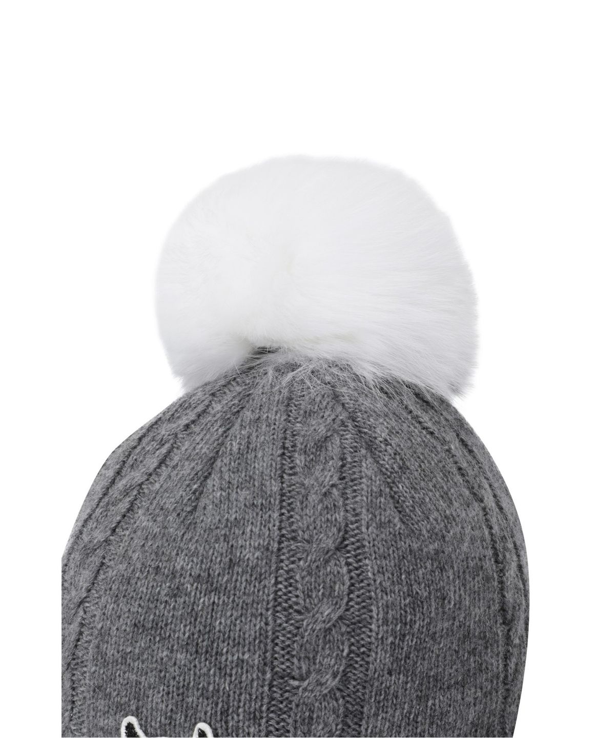 왁(WAAC) Women Ear Warmer Knit Hat WGRCX25812GYX