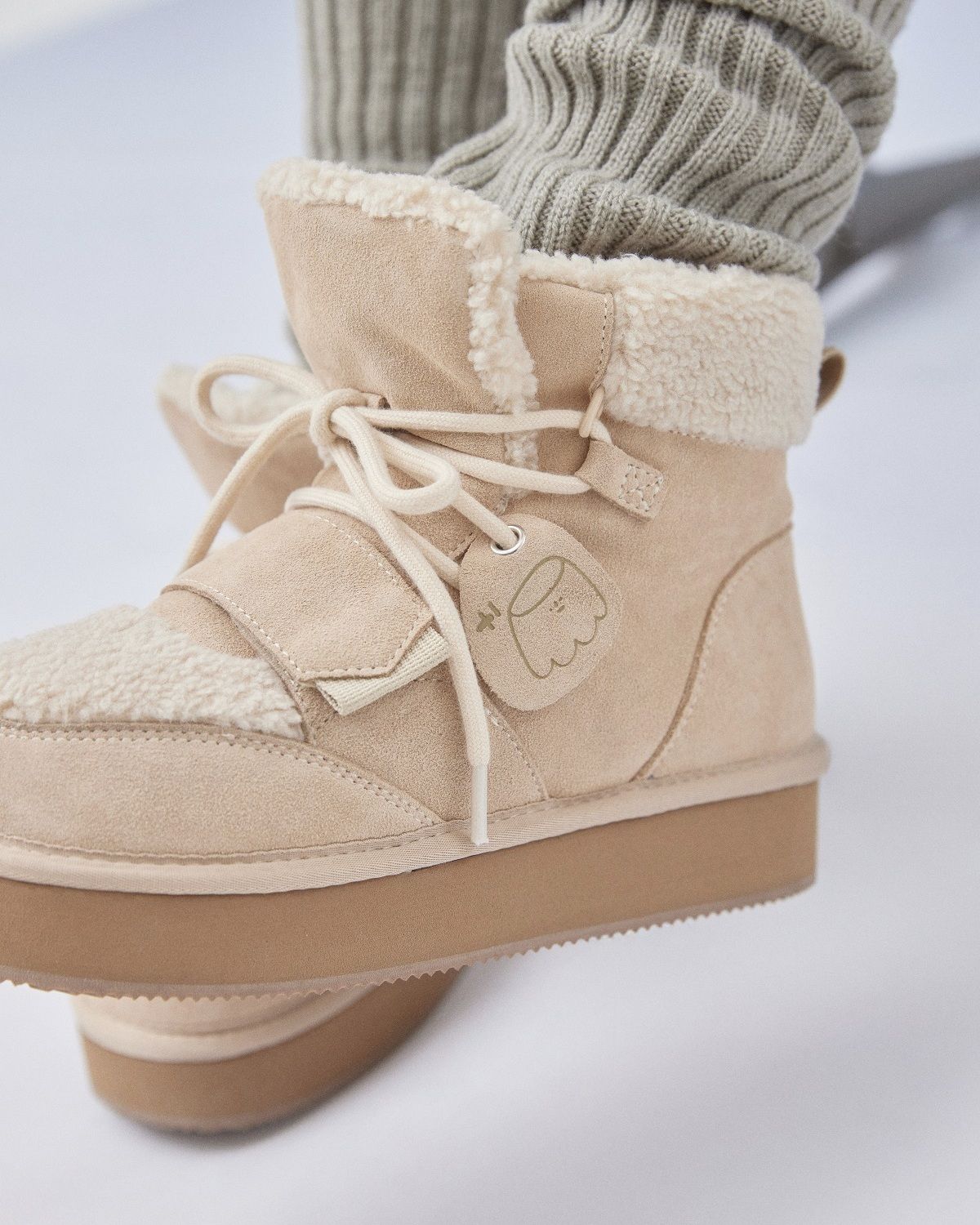 MUSINSA | OTZ [Ochi x Woomu] 3300 Berluni Lace-Up Boots OZPUGA434I
