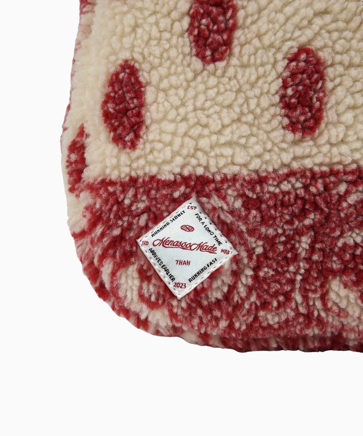 미나수(MENASOO) MNS Fluffy Track Shoulder Bag_Red