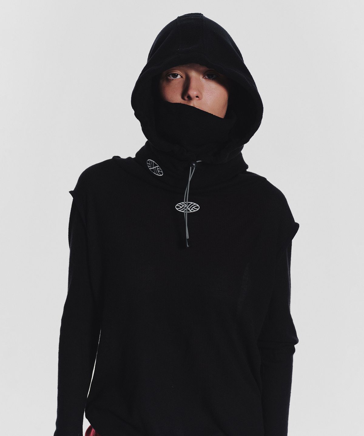 미나수(MENASOO) Fleece Balaclava_Black