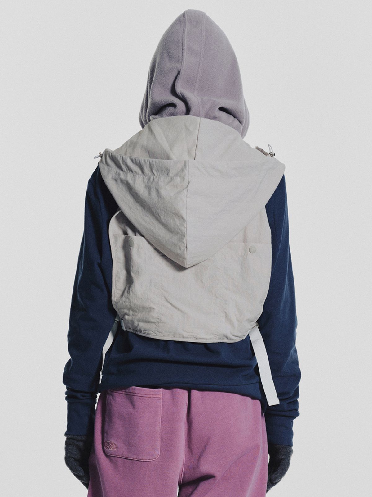 미나수(MENASOO) Fleece Balaclava_Gray
