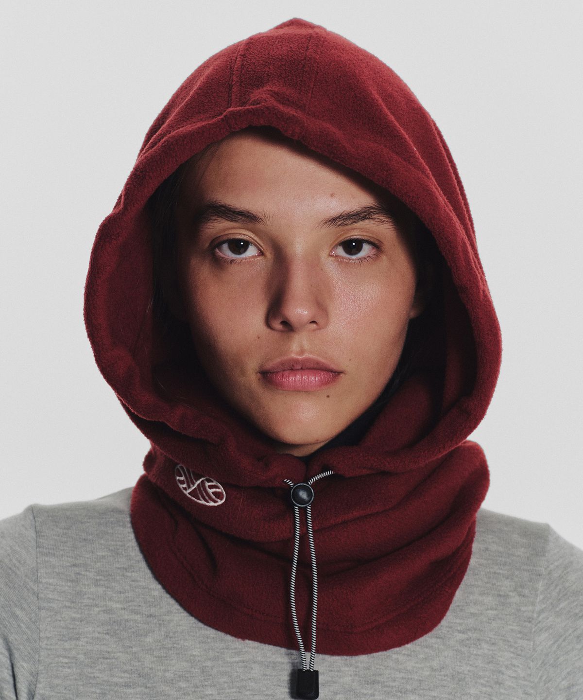 미나수(MENASOO) Fleece Balaclava_Red