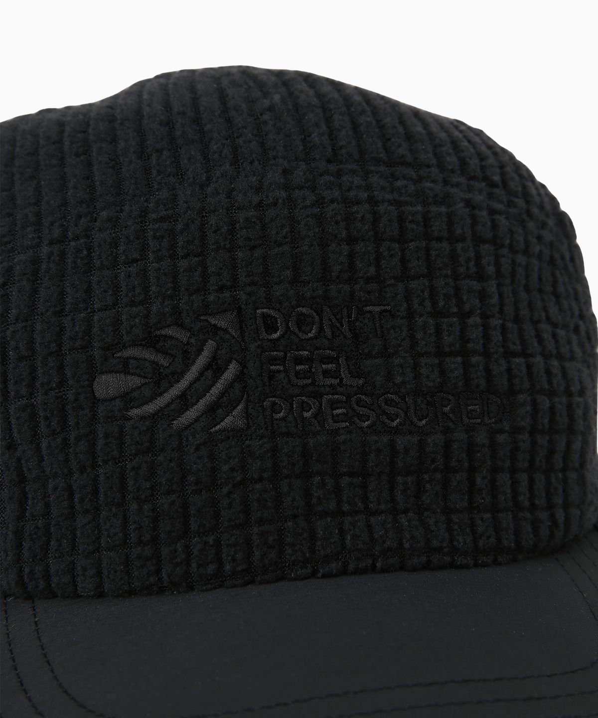 미나수(MENASOO) Dont Feel Pressured Fleece Camp Cap_Black