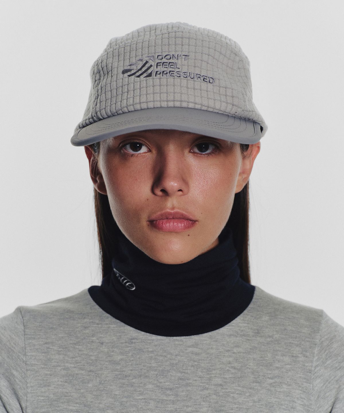 미나수(MENASOO) Dont Feel Pressured Fleece Camp Cap_Gray