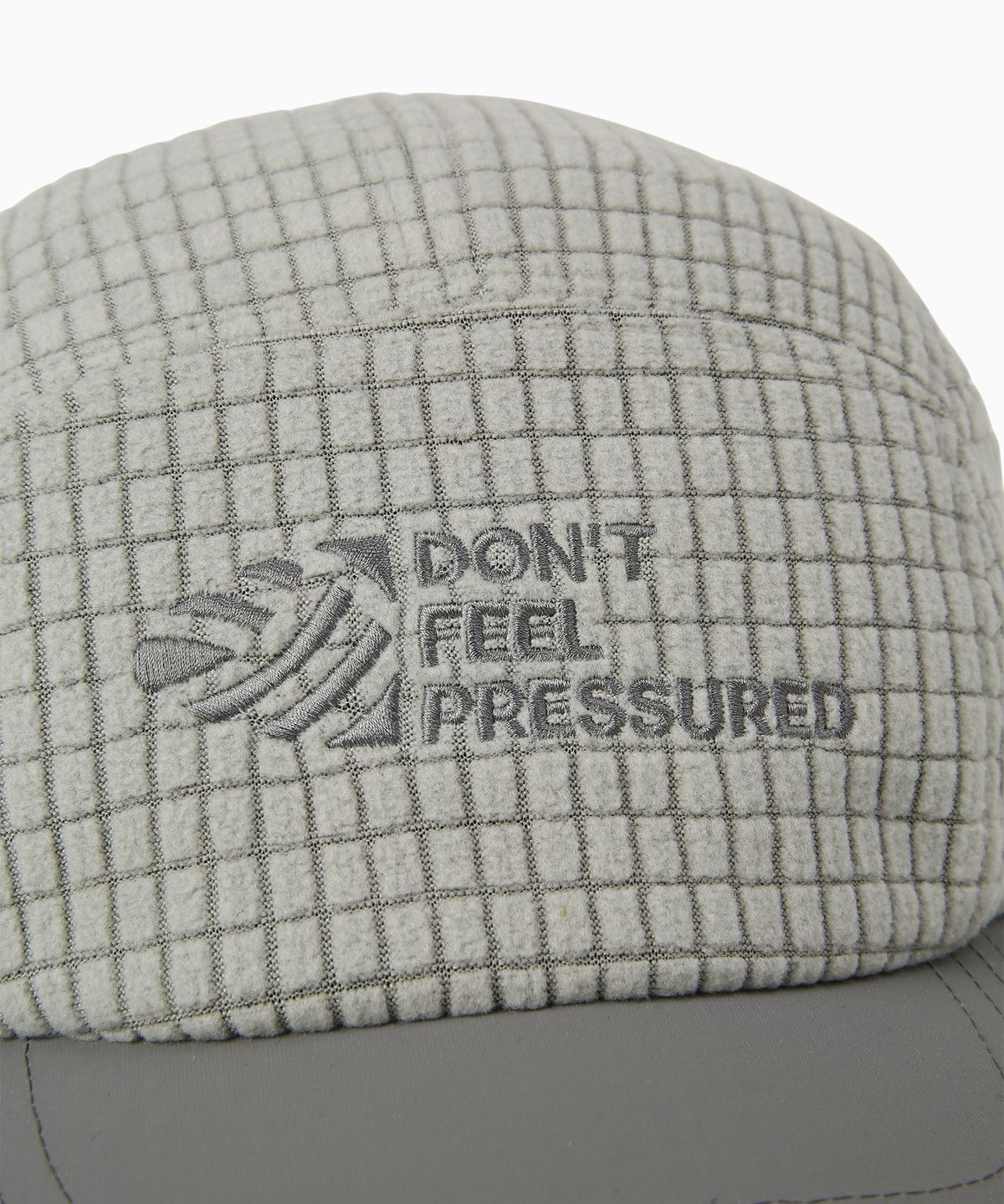 미나수(MENASOO) Dont Feel Pressured Fleece Camp Cap_Gray