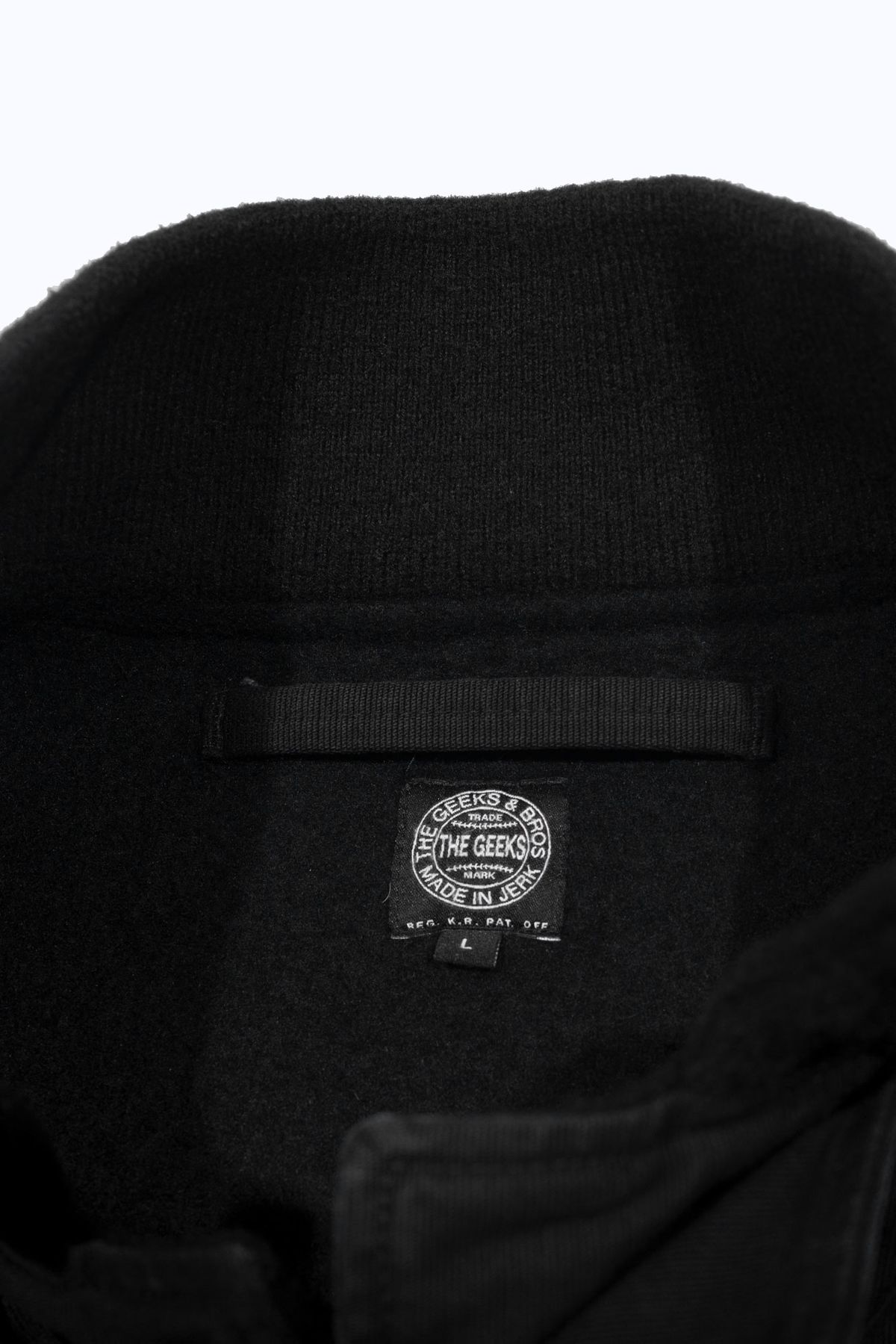 더 긱스(THE GEEKS) Hook deck jacket - Black