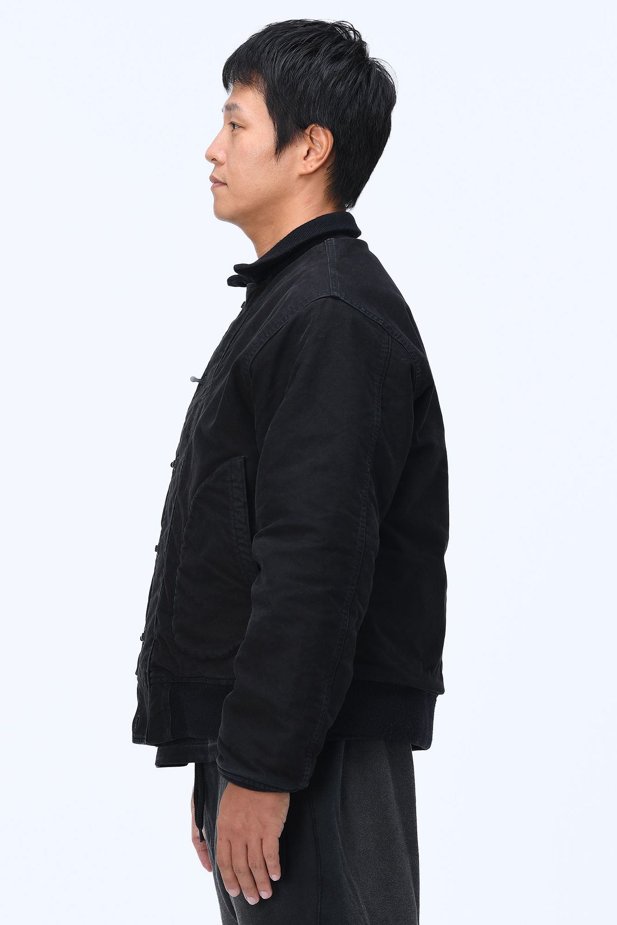 더 긱스(THE GEEKS) Hook deck jacket - Black