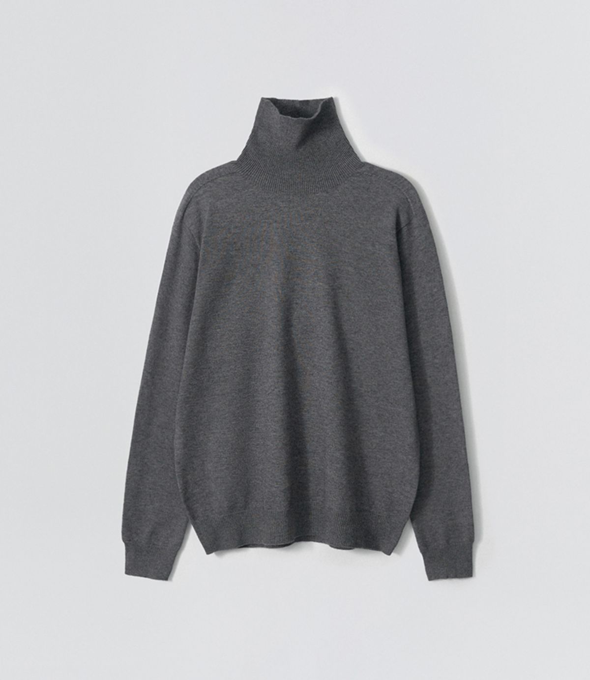 이지오(EZIO) Seamless Turtle Knit_Charcoal