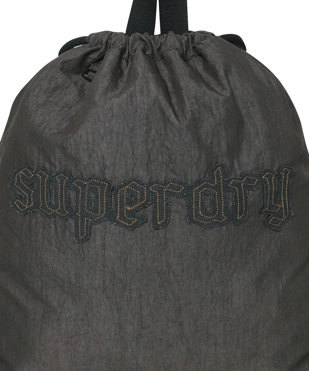 슈퍼드라이(SUPERDRY) 워시드 나일론 스트링백 블랙