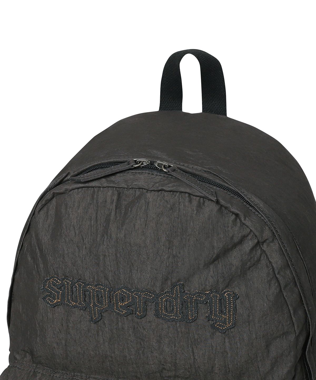 슈퍼드라이(SUPERDRY) 워시드 나일론 백팩 블랙