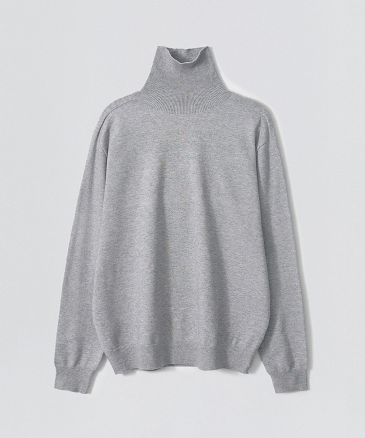 이지오 우먼(EZIO WOMEN) W Seamless Turtle Knit_Melange Grey