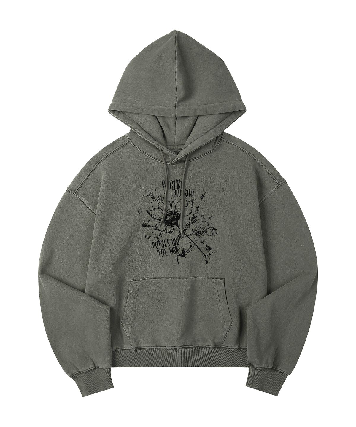 와일드락(WILDROCK) Hollysheesh Wild Flowers 피그먼트 오버핏 후드_5 COL