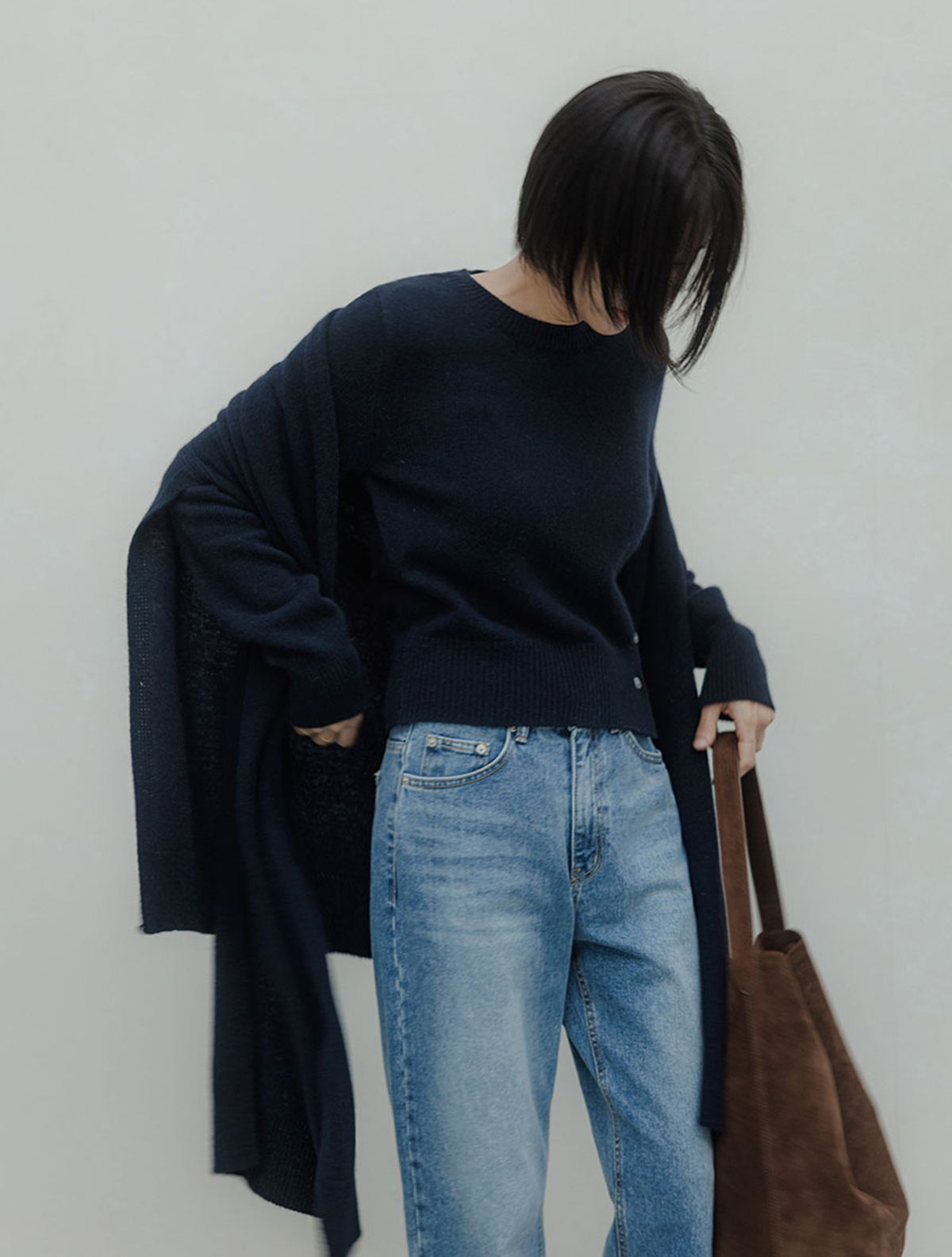 메무아(MEMUA) 끌레르 라쿤 메리노울 숄머플러(버건디)