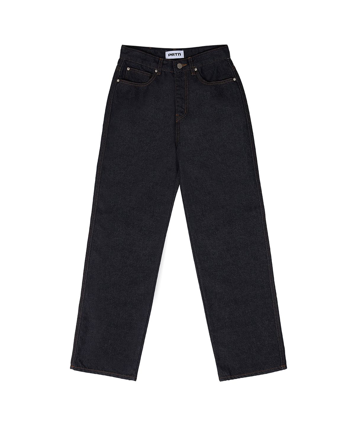 포르테나(PORTERNA) ESSENTIAL SEMI WIDE JEANS-INDIGO BLUE