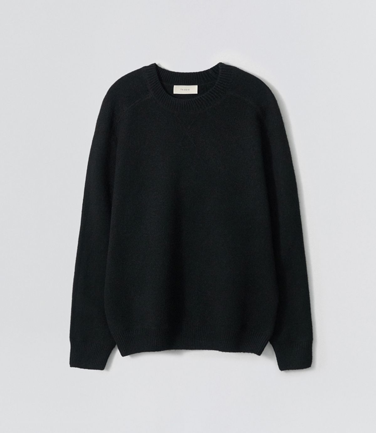 이지오(EZIO) Plain Round Knit_Black