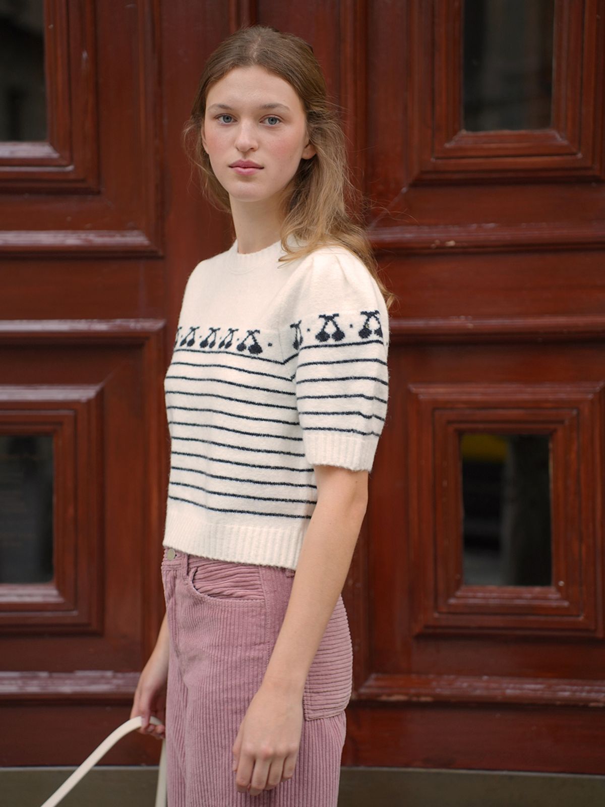 랭앤루(LANGNLU) CONI Puff Sleeve Knit(코니)_IVORY
