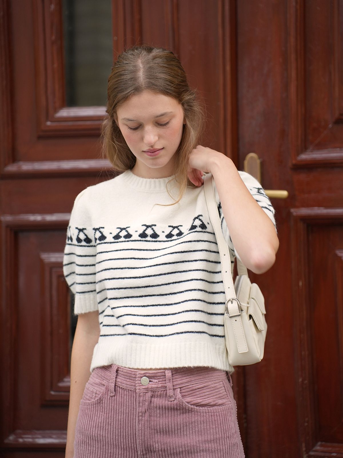 랭앤루(LANGNLU) CONI Puff Sleeve Knit(코니)_IVORY