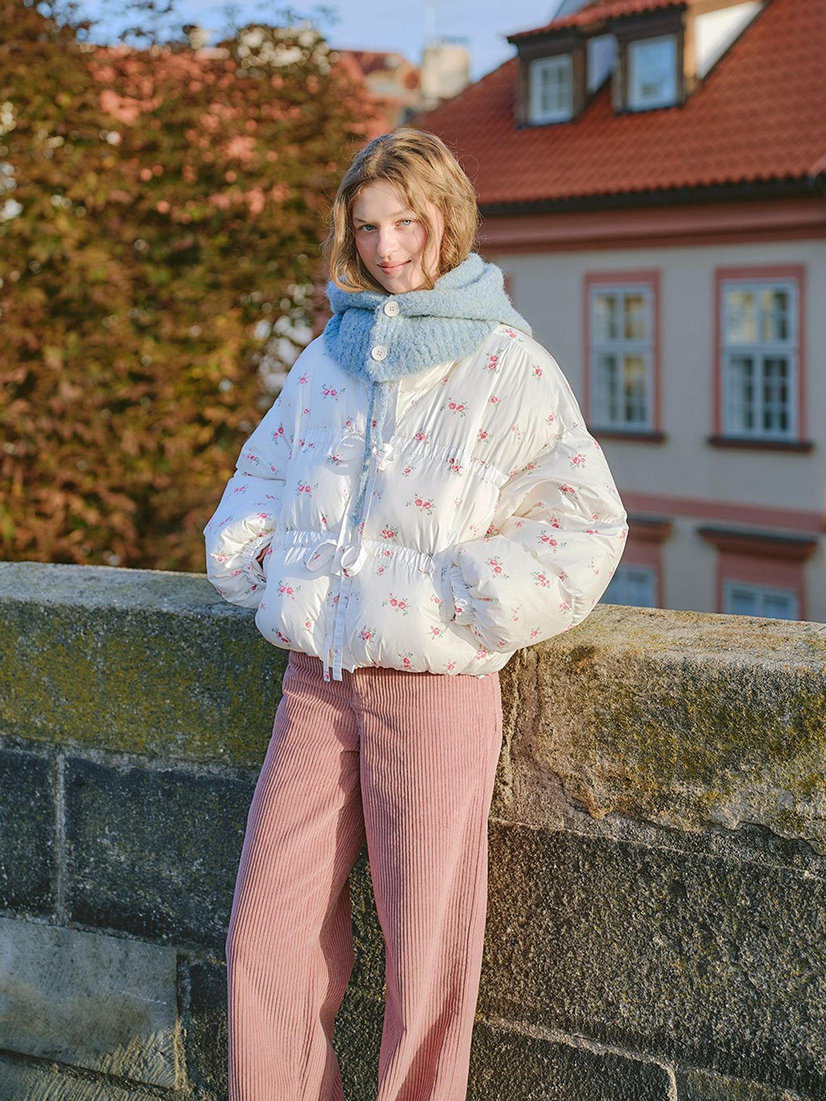 랭앤루(LANGNLU) JIRNY Duck Short Padding(유이르니)_IVORY