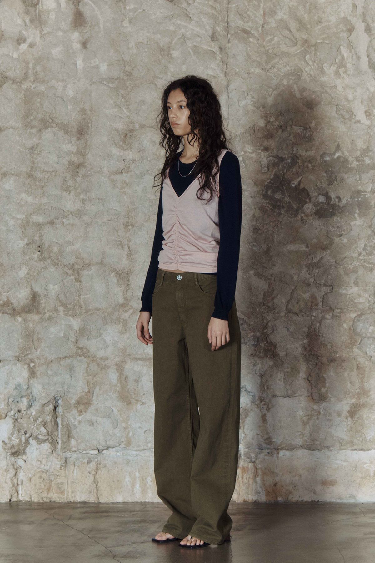 세븐틴엔드(17END) 17 SIMPLE COTTON PANTS KH
