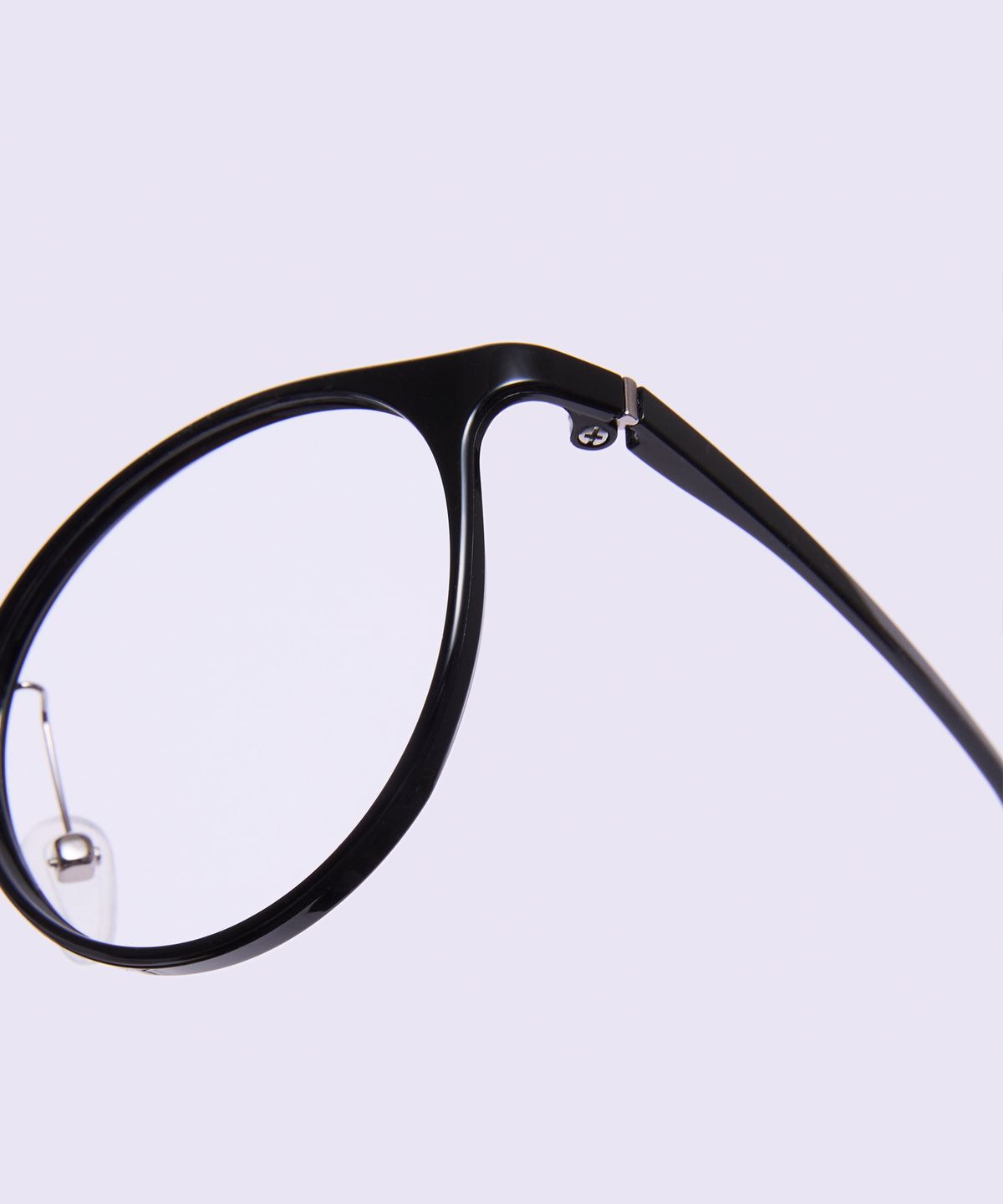 알로아이웨어(ALO EYEWEAR) [AIR FLEX] AL6405 0909G 에어플렉스 초경량 세미오버사이즈 라운드 블랙 안경테 블루라이트 렌즈 선택