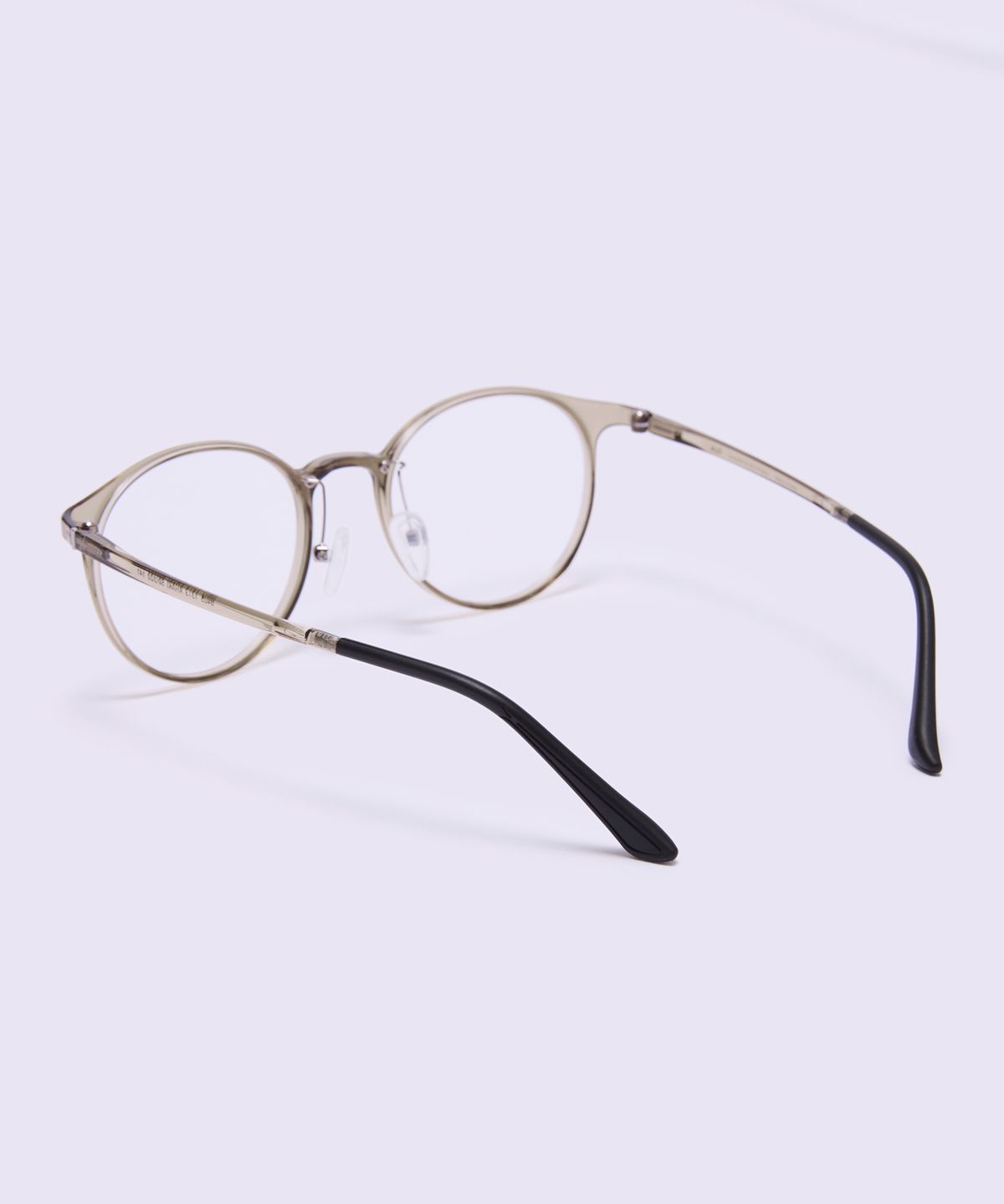알로아이웨어(ALO EYEWEAR) [AIR FLEX] AL6405 1313G 에어플렉스 초경량 세미오버사이즈 라운드 카키 안경테 블루라이트 렌즈 선택