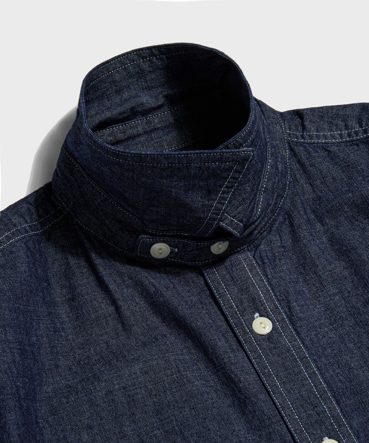 브론슨(BRONSON) Blue Chambray Work Shirt KR Ver. Dark Indigo