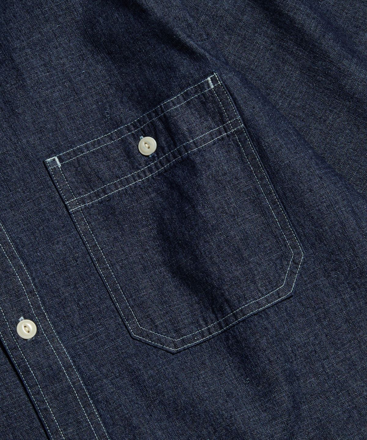 브론슨(BRONSON) Blue Chambray Work Shirt KR Ver. Dark Indigo