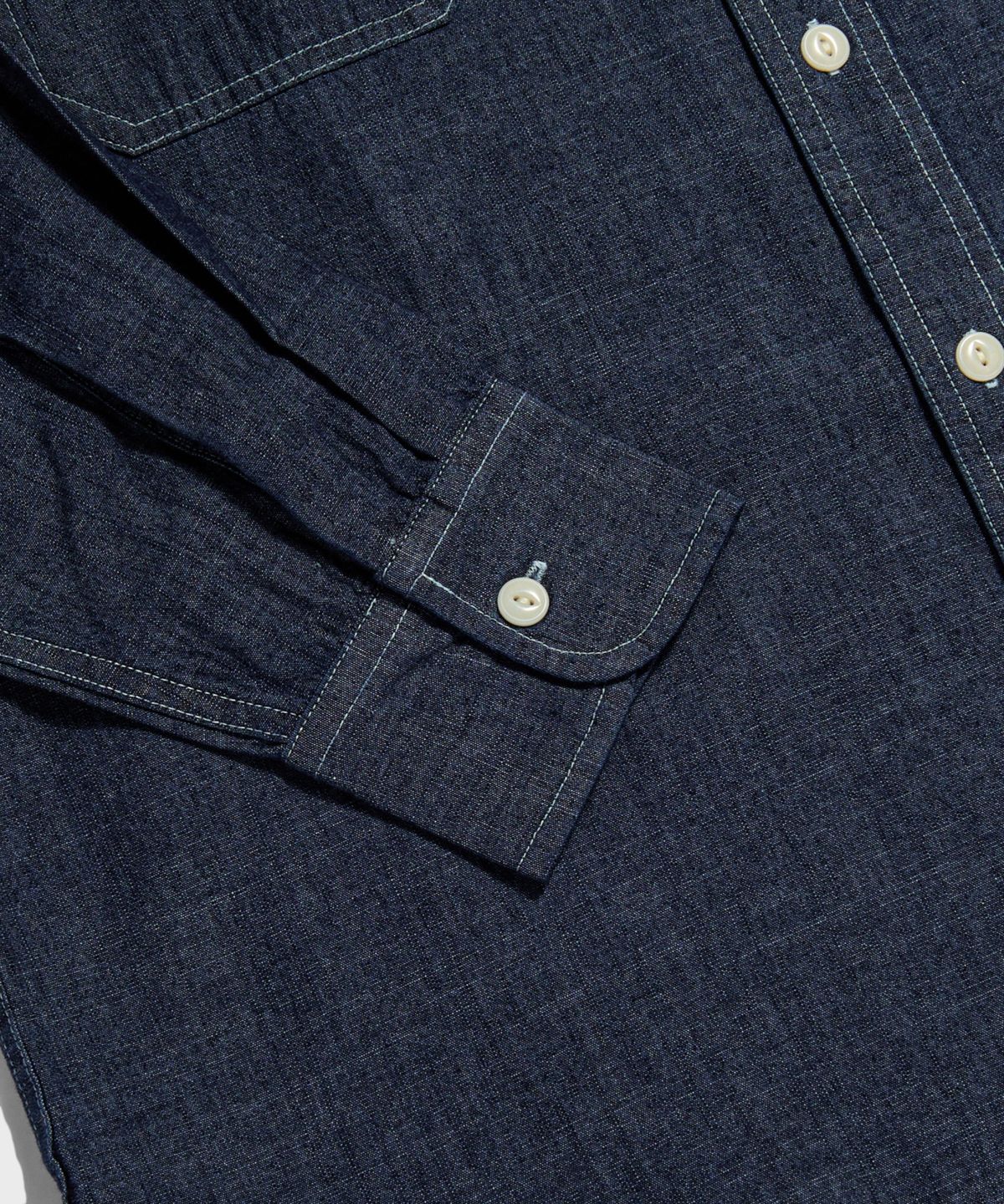 브론슨(BRONSON) Blue Chambray Work Shirt KR Ver. Dark Indigo