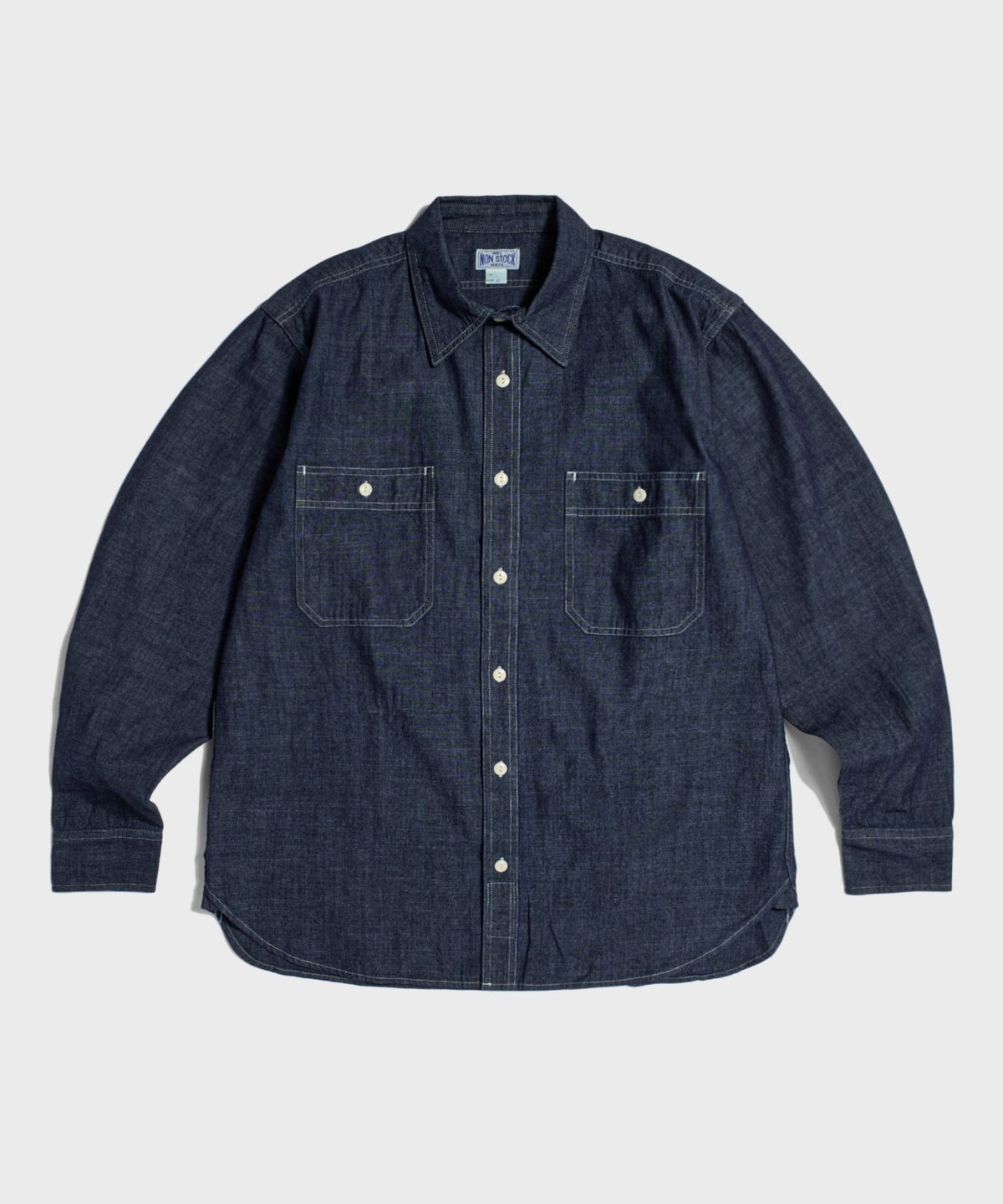 브론슨(BRONSON) Blue Chambray Work Shirt KR Ver. Dark Indigo