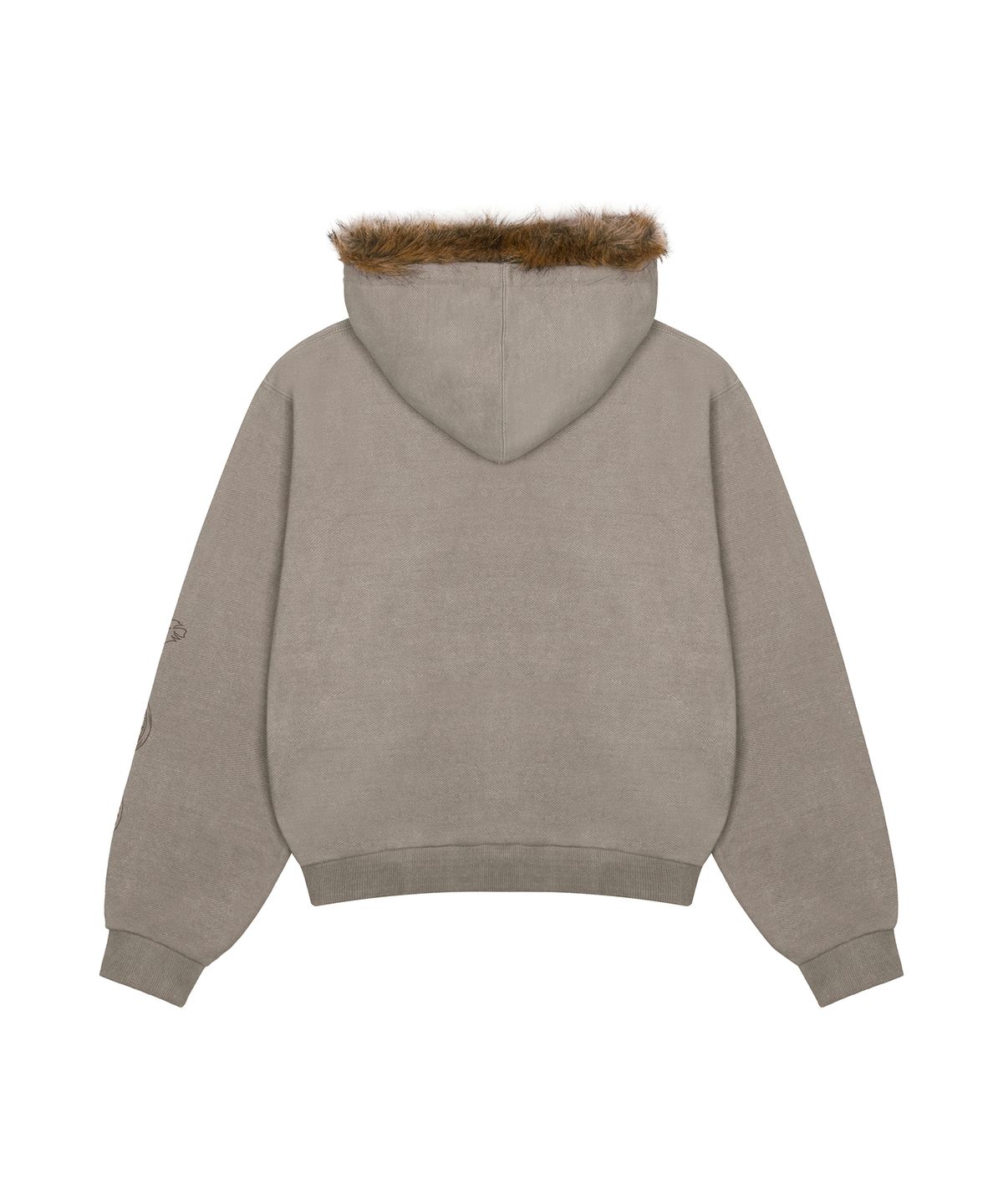 라티젠(LARTIGENT) L21 SNOW FUR HOOD ZIP-UP(BEIGE)