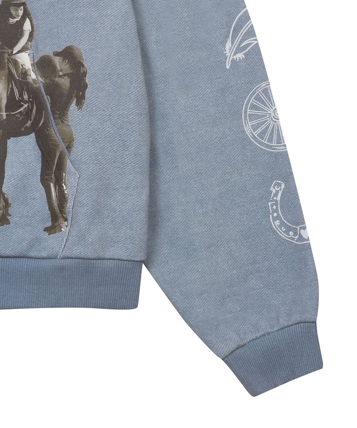 라티젠(LARTIGENT) L21 SNOW FUR HOOD ZIP-UP(SKY BLUE)