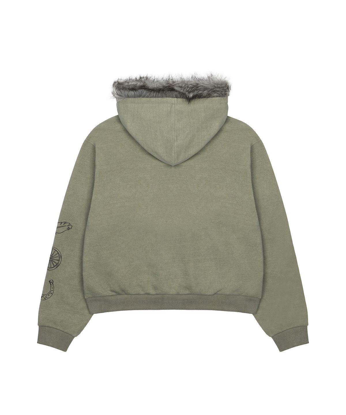 라티젠(LARTIGENT) L21 SNOW FUR HOOD ZIP-UP(KHAKI)