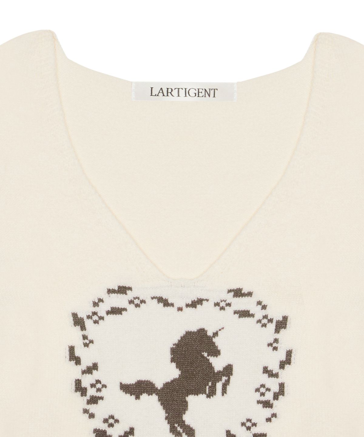 라티젠(LARTIGENT) L21 IN MY PONNY KNIT(CREAM)