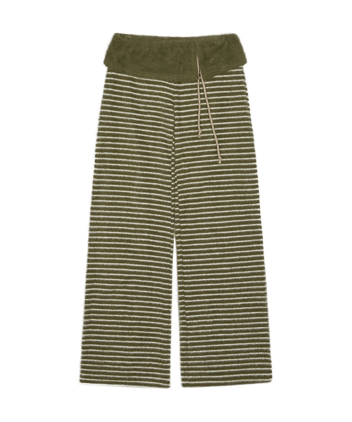 라티젠(LARTIGENT) L21 COZY PLUFFY KNIT PANTS(OLIVE GREEN)
