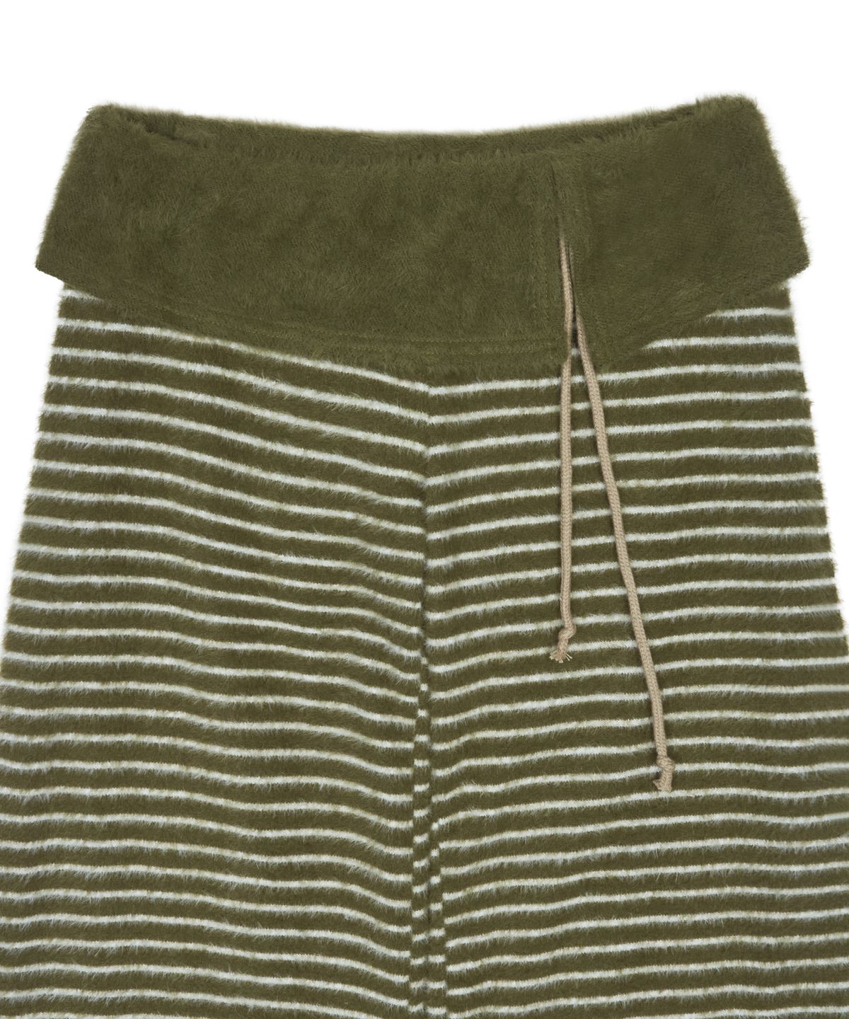 라티젠(LARTIGENT) L21 COZY PLUFFY KNIT PANTS(OLIVE GREEN)