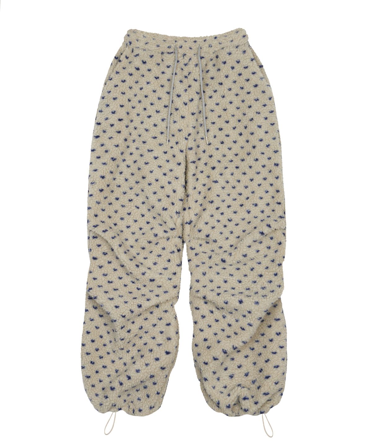 라티젠(LARTIGENT) L21 DOT FLEECE PANTS(CREAM)