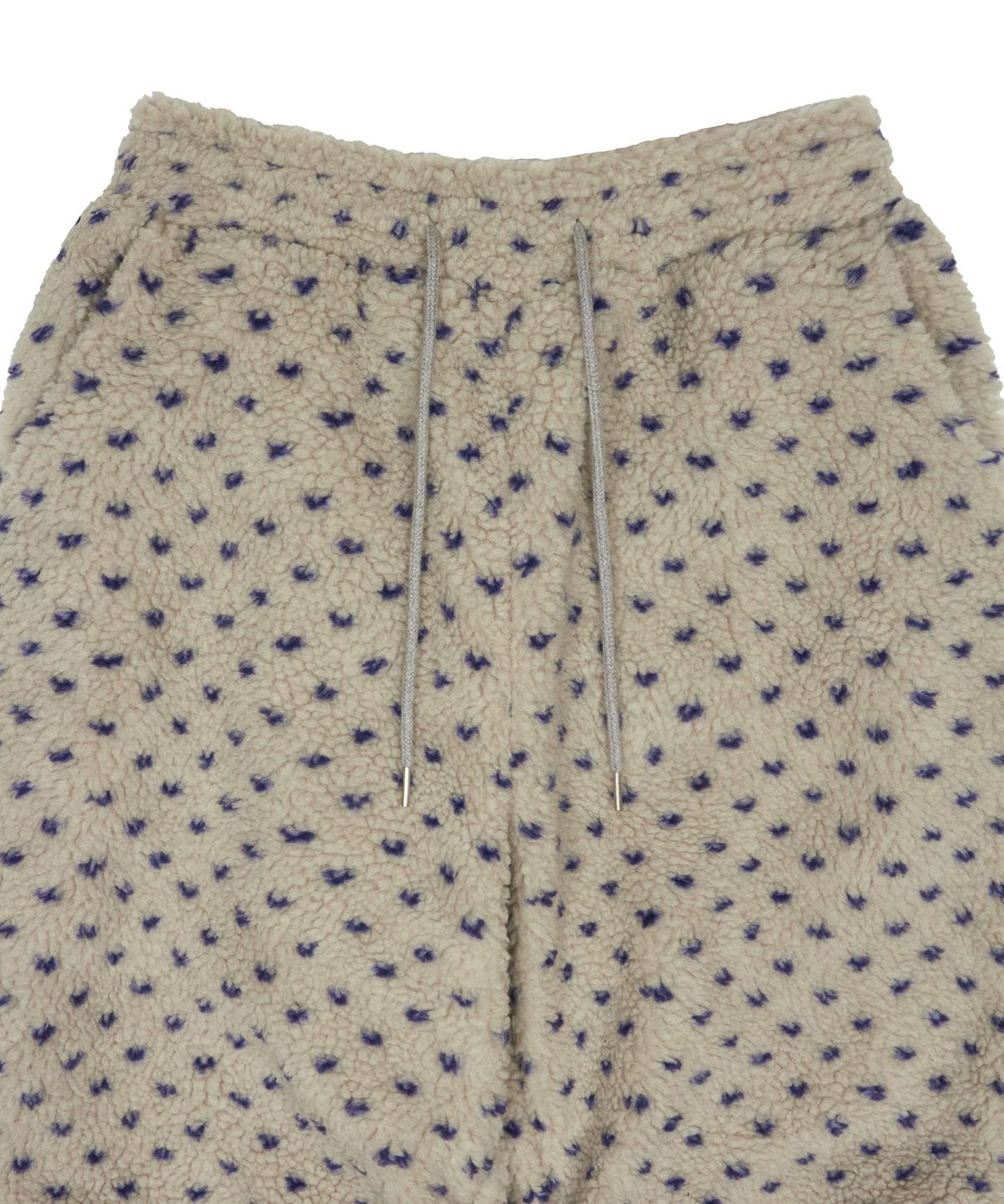 라티젠(LARTIGENT) L21 DOT FLEECE PANTS(CREAM)
