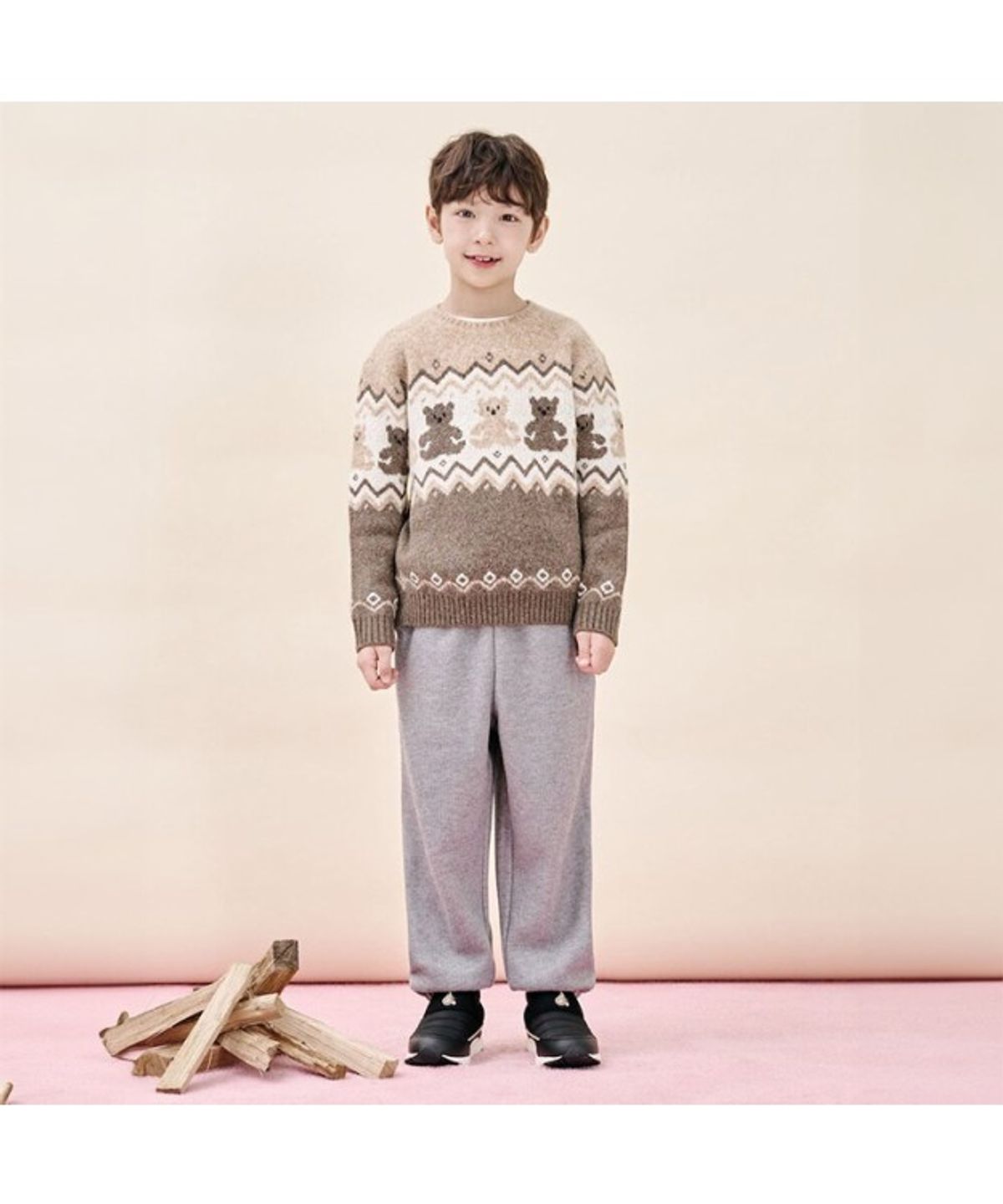 빈폴 키즈(BEANPOLE KIDS) 파이핑 방한화  블랙 (BI5XK3U015)